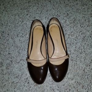 100% Authentic Brown Louis Vuitton Mary Jane flats